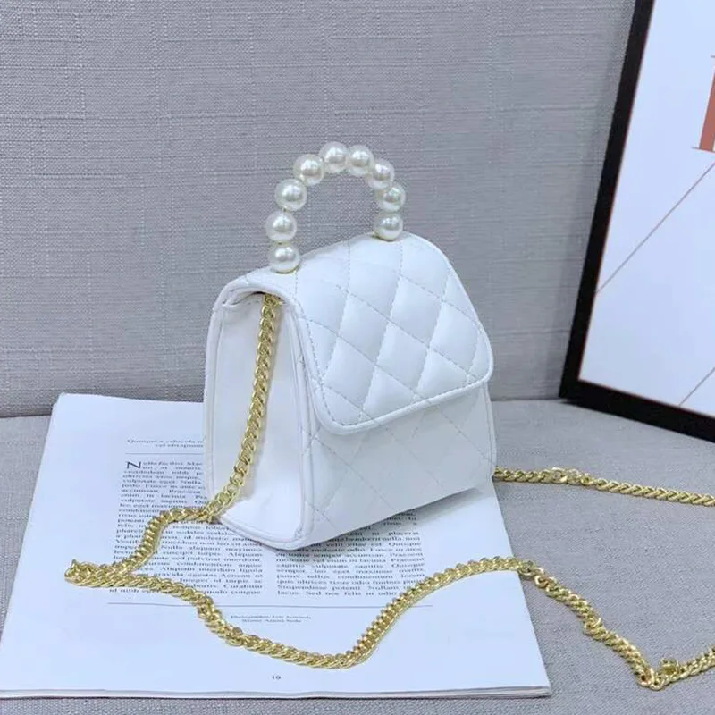 

Womens Leather Purses and Handbags 2021 Fashion Pearl Crossbody Bags for Women Mini Coin Wallet Girls Pures and Bags Tote