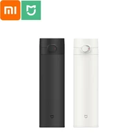 xiaomi mijia thermos cup stainless steel vacuum 480ml flask water portable vacuum bottle single hand pop up caps water thermos
