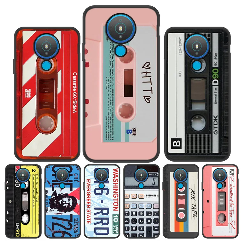 

Vintage Cassette Tape Retro Case For Nokia 8.3 5.4 7.1 Plus 7.3 1.4 Case For Nokia 9 5.1 4.2 3.4 3.1 2.1 1.3 Back Cover Silicone