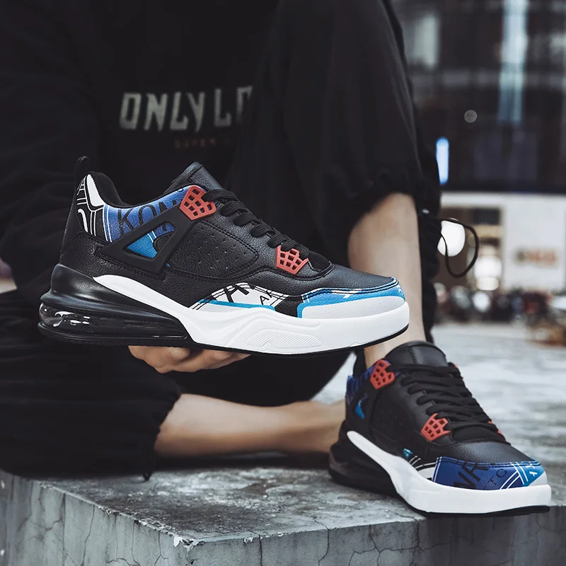 2020 мужская повседневная обувь Спортивные Кроссовки AJ 4 все черные кроссовки со