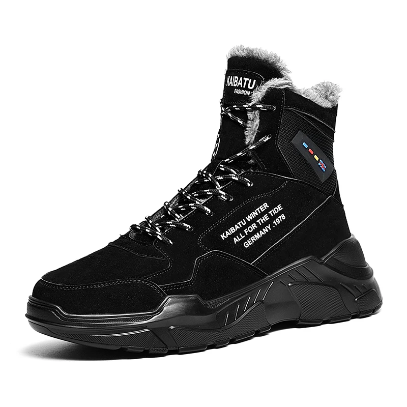 

Мужские замшевые ботинки с высоким берцем, размеры 39-45