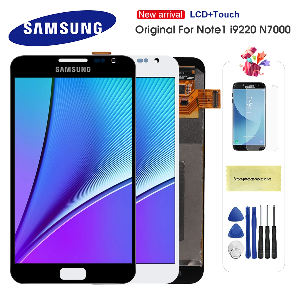 Оригинальный 5 3 ''ЖК дисплей для samsung Galaxy Note 1 i9220 N7000 ЖК кодирующий