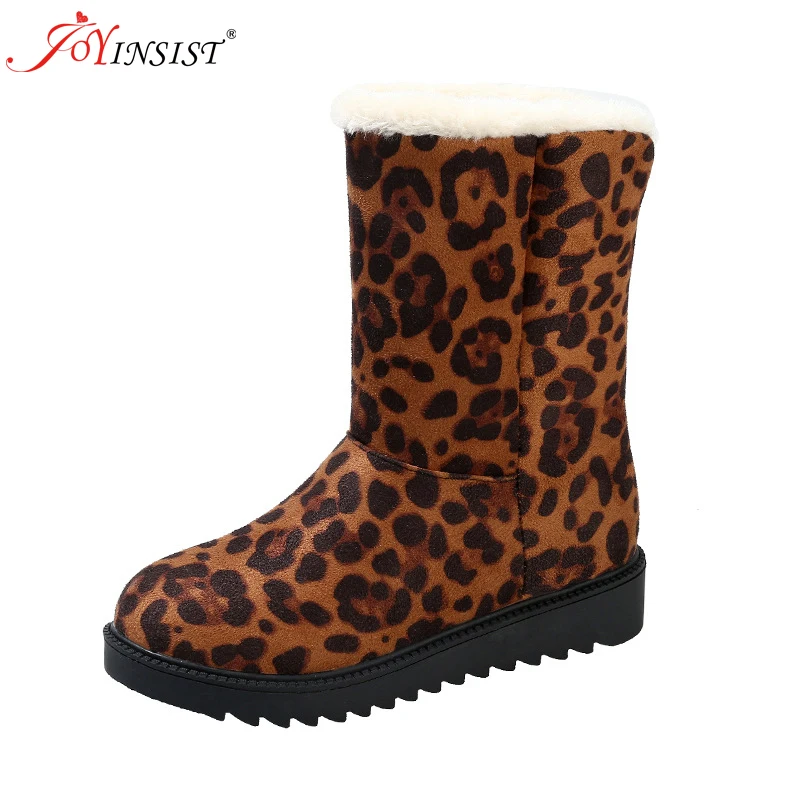 Размера плюс Большие размеры 35-40 Женские повседневные Зимние полусапожки на меху