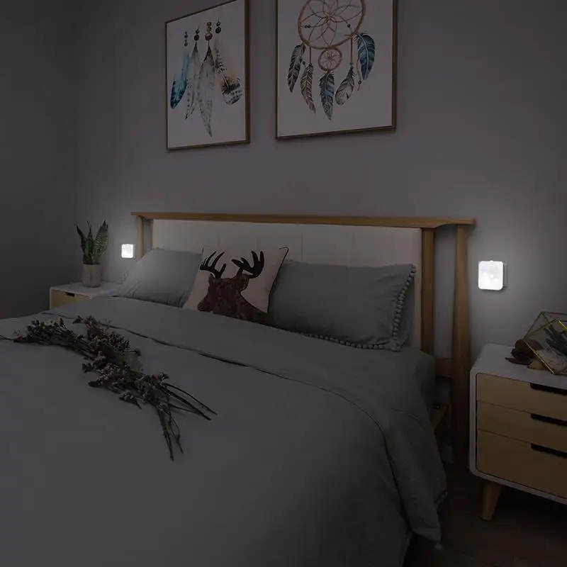 Экологичный ночсветильник с регулируемой яркостью из АБС прикроватная Ночная