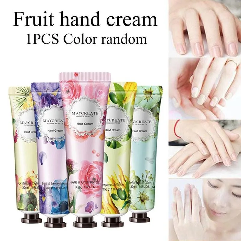 

30ml Hand Cream Flower Orchid Gardenia Chrysanthemum Care Cream Nourishing Hydrating Vanilla Hand Hand Moisturizing For Win U5C7