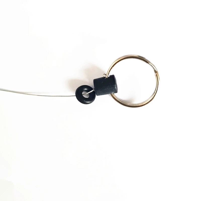 

Retractable Keychain Webbing Buckle Anti-lost and Anti-theft Key Rope Buckle Steel Wire Rope High Elastic Carabiner