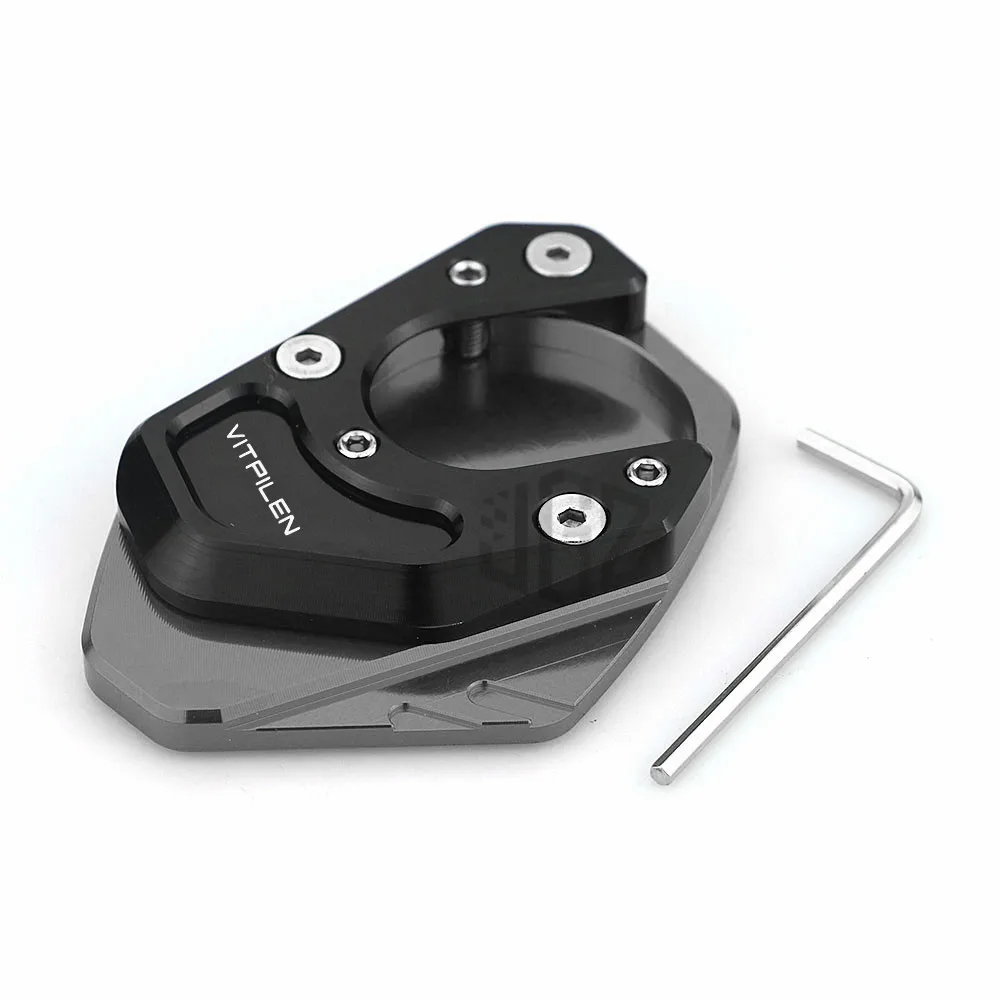 Алюминиевая пластина Увеличителя для мотоцикла CNC боковая подставка