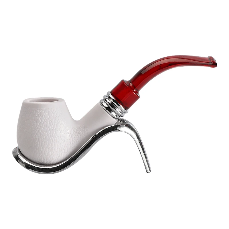 

High Quality Resin Smoking Tobacco Pipe Meerschaum Cigar Sepiolite Pipes Best Gift for Friend Smoking Accessories