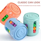 Детская игрушка для снятия стресса, вращающаяся фасоль на кубический интеллект пальцев