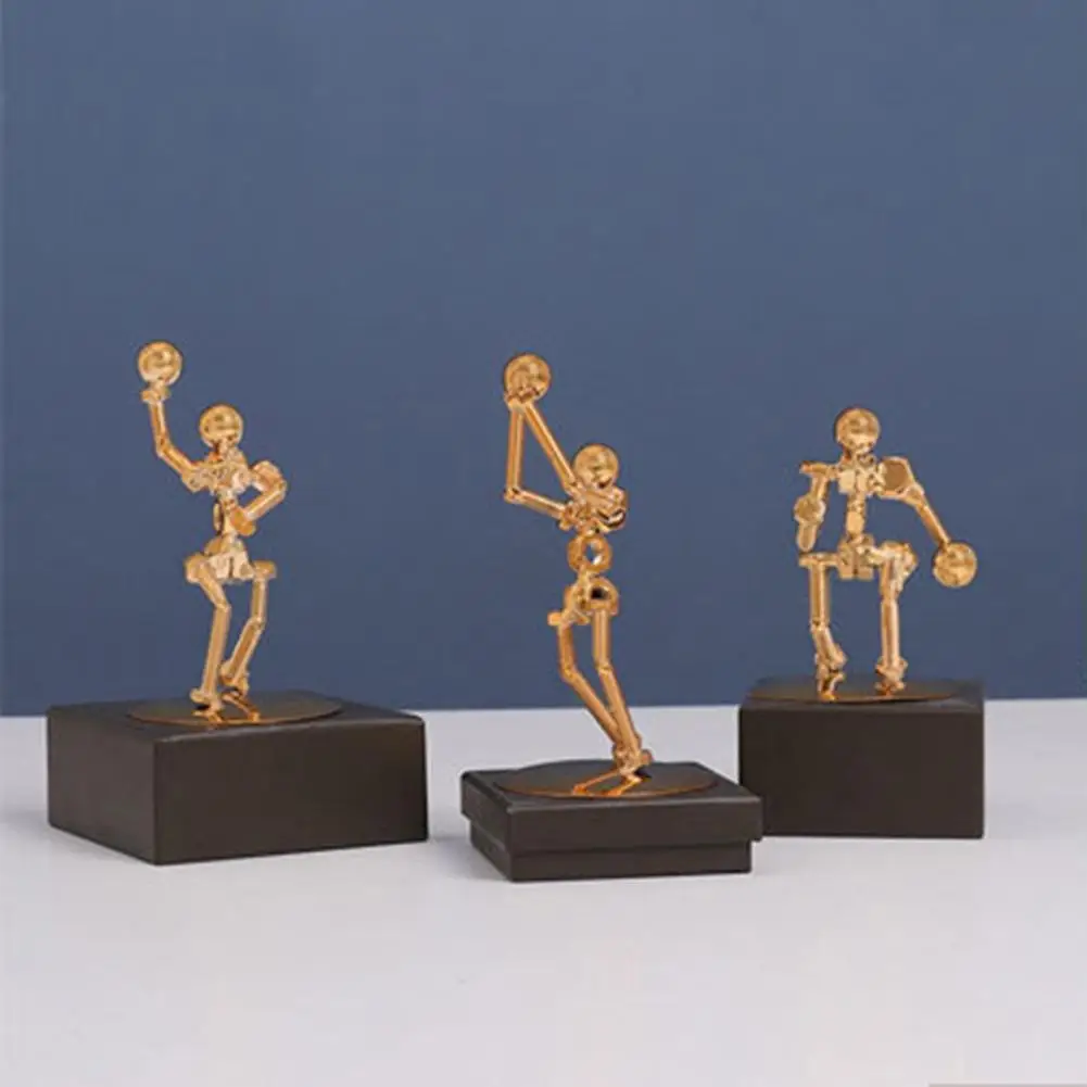 

Iron Useful Perpetual Balance Metal Man Toy Perpetual Balance Men Toy Multi-purpose for Office