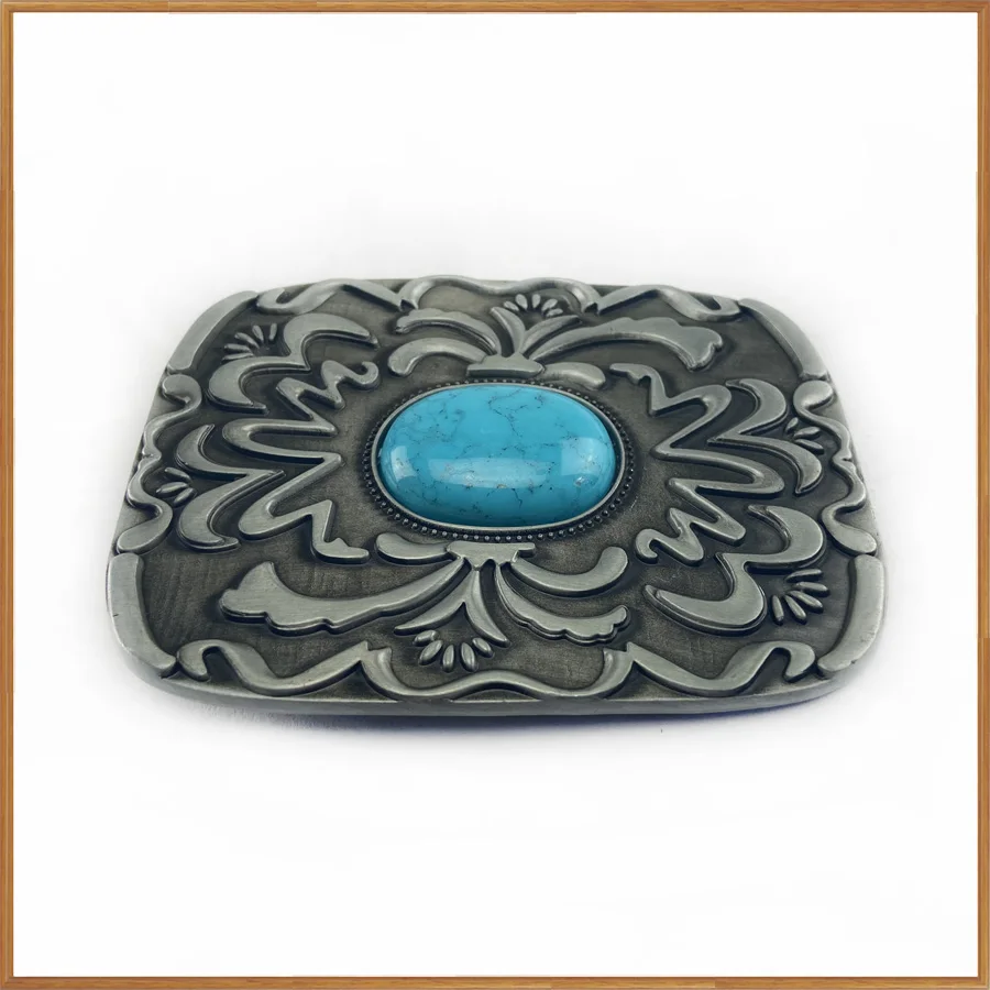 BuckleClub Ретро опт ковбойские Бирюзовый джинсы stone подарок пряжка на ремешке