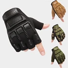 Перчатки тактические без пальцев, военные камуфляжные армейские охотничьи перчатки CS для боевых действий, стрельбы, перчатки для страйкбола, пейнтбола