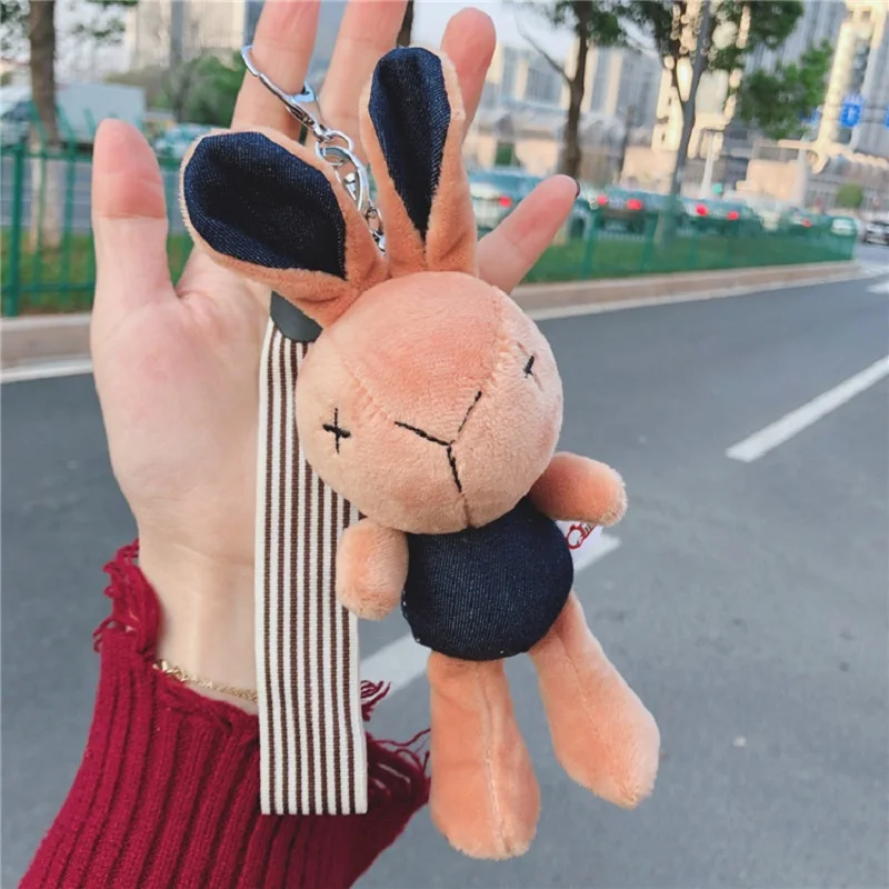 2020 креативный ковбойский брелок с кроликом для девочек ручной ремешок сумка