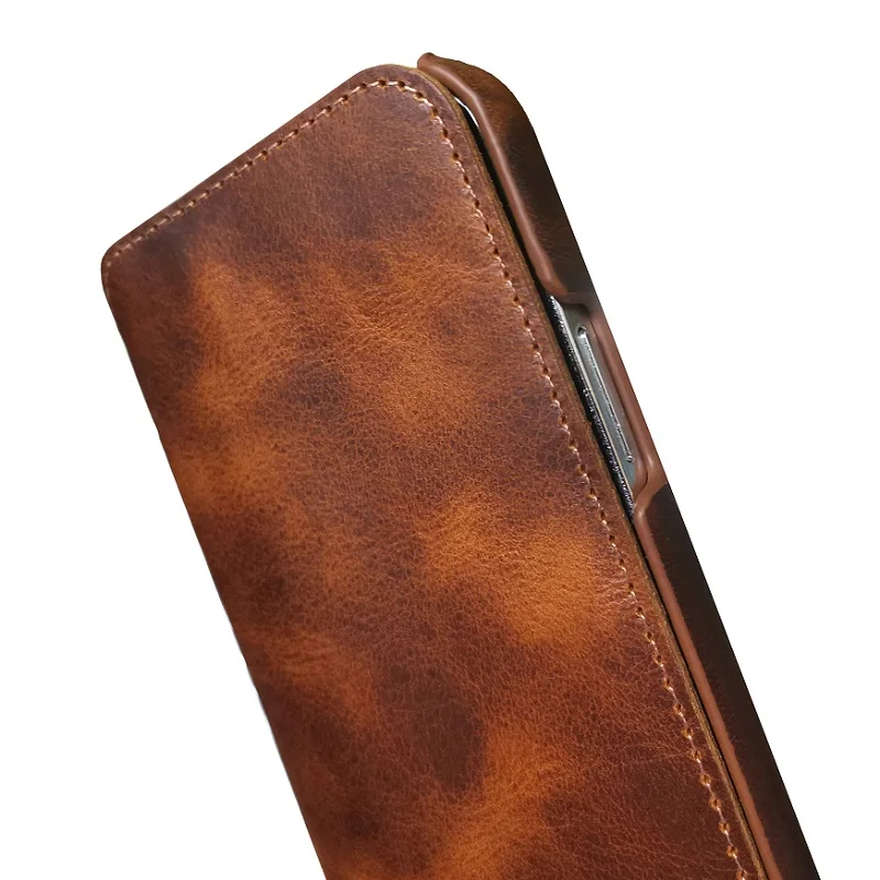 solque genuine leather flip book case for iphone 11 12 13 pro max mini phone cover luxury retro vintage card holder wallet capa free global shipping