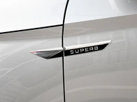 car original side wing fender door emblem badge sticker trim car styling 4pcsset for skoda superb 2017 2018
