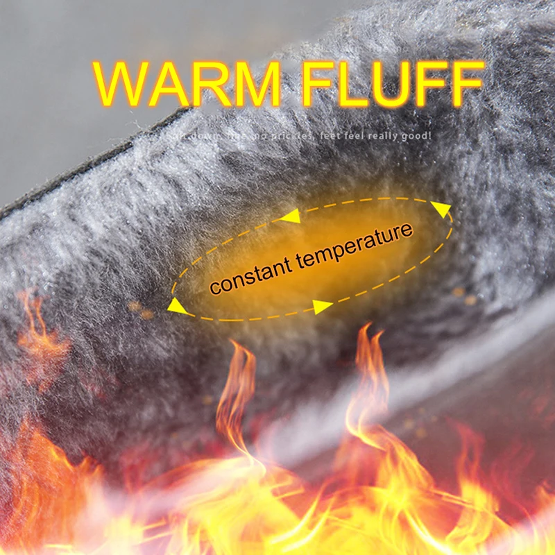 Мужские замшевые ботинки на толстой плюшевой подкладке повседневные уличные