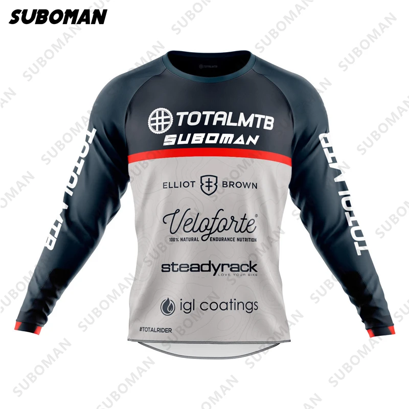 

2021 suboman команда POC горный велосипед быстросохнущая Джерси MTB bmx Мужская Уличная футболка для мотокросса с длинным рукавом