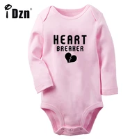 idzn new heart breaker fun printed baby boys rompers cute baby girls bodysuit newborn cotton jumpsuit long sleeves clothes