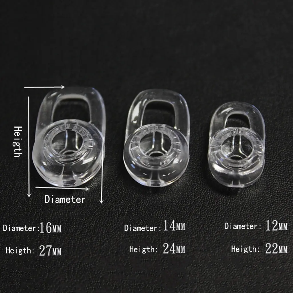 Наушники вкладыши затычки для ушей с гелевым крючком Plantronics Brand M155/2M165 словатого