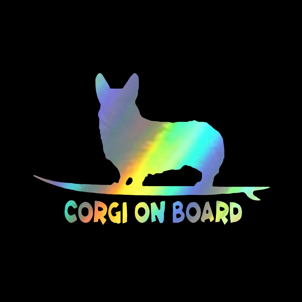 Виниловая Светоотражающая наклейка Щенок корги 14 8 х9 5 см | Автомобили и мотоциклы