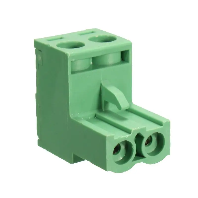 10 шт. 5 08 мм Шаг 2Pin вставной винт PCB клеммный блок коннектор правый