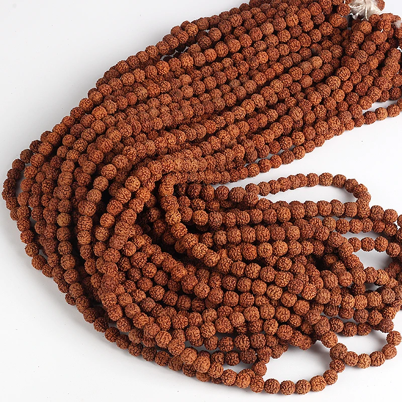 

108pcs Vajra Bodhi Rudraksha Beads for Making Jewelry Meditation Mala Prayer Tibetan Buddhism for Necklace Bracelets Accessories