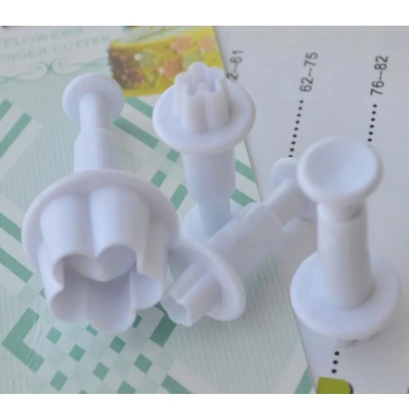 Форма для торта 4 сливы весенний сахар цветок пресс-форма высечки форма печенья |