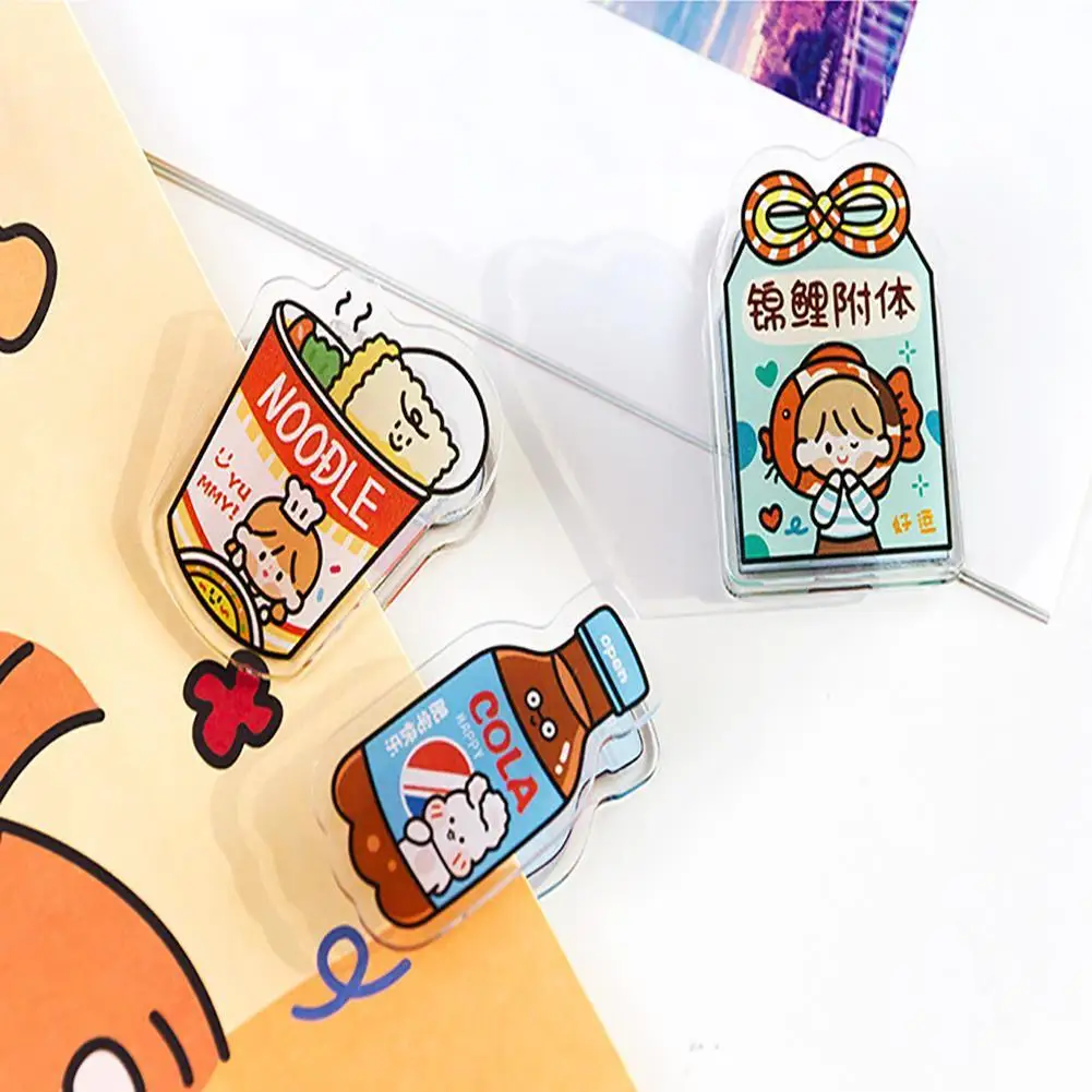 

1PC Cute Mini Paper Clip Kawaii Decorative Bookmark Daily Home Clip School Stationery Supplies Office Binder Memo Clips R0I3