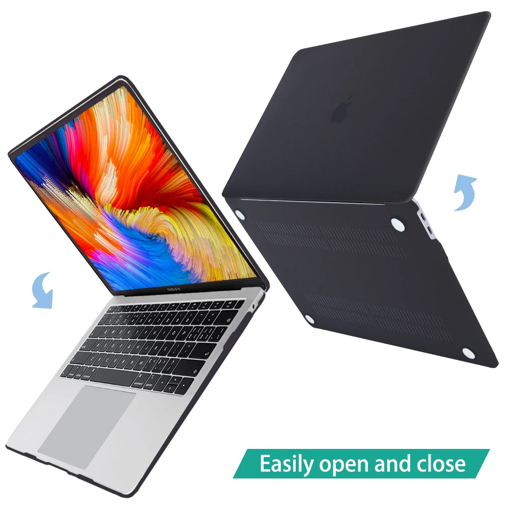 Матовый/кристально прозрачный жесткий чехол для Macbook Pro 13 16 дюймов 2019 A2159 A2141 Touch Bar
