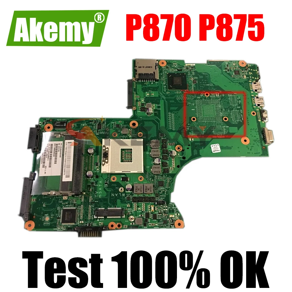   AKEMY V000288220 1310A2492460   Toshiba satellite P870 P875,   SLJ8E DDR3 6050A2492401-MB-A02