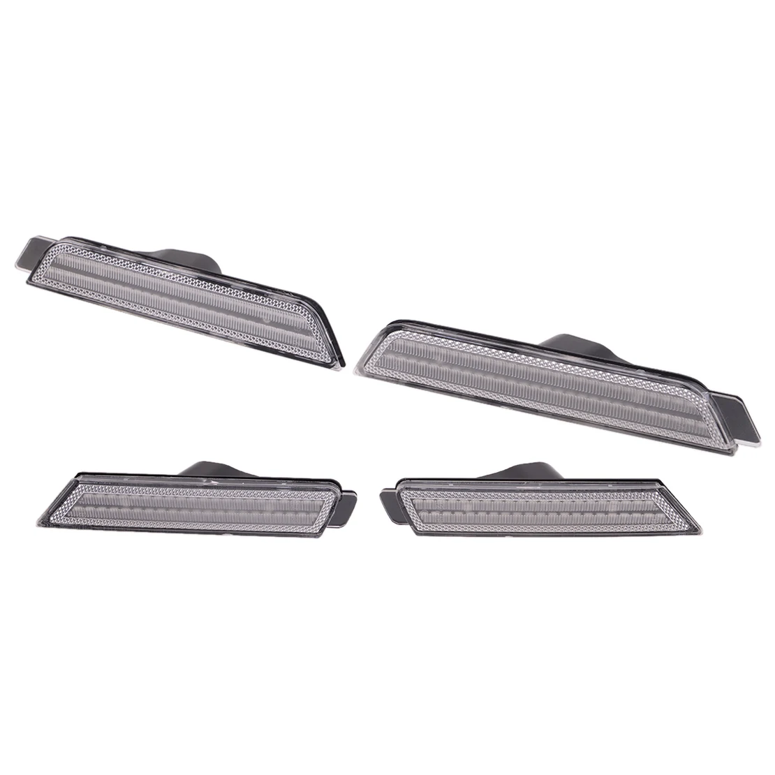 

4pcs Car Front Rear Side Marker Light Turn Signal Lamp LED Clear Lens 12V 5W Fit for Chevy Camaro 2010 2011 2012 2013 2014 2015