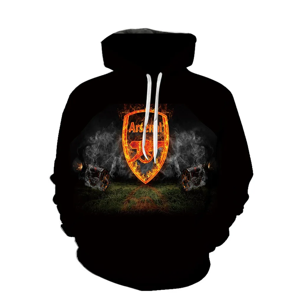 

Men's Hoodie Football Logo 3d Printing Pullover Superzings Sweatshirt Harajuku Streetwear Spring Autumn Sweatshirt