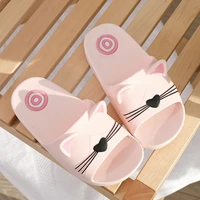 fashion baby shoes children girls boys home slippers cartoon cat floor family shoes beach baby sandals