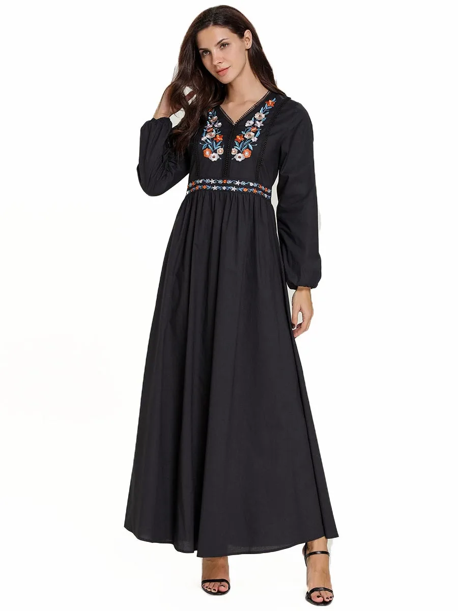 Abaya Турецкая удобная мода Женский марокканский кафтан большого размера Осеннее