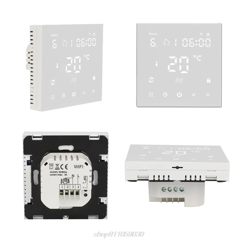 Термостат для газового бойлера с Wi-Fi Электрический нагрев пола дистанционным