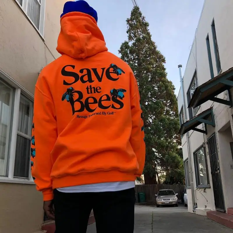 Новый гольф клуб Ван сохранить пчелы Толстовка Golf Le Fleur свободные зеркальными