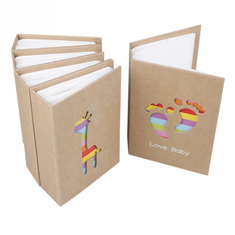 6 дюймов красочный интерстициальный альбом для хранения детских фото альбомы