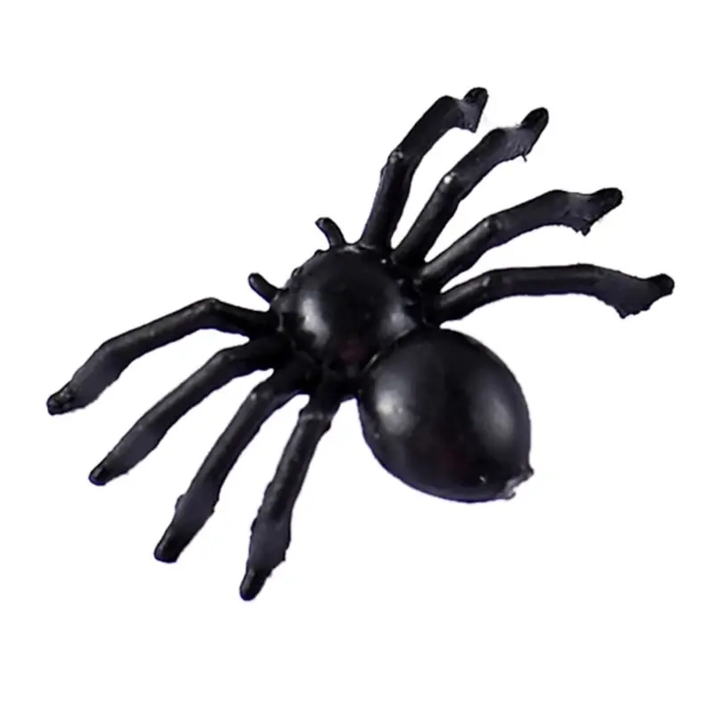 

Plastic Spiders Halloween Decoration Small Fake Spider Funny Toy