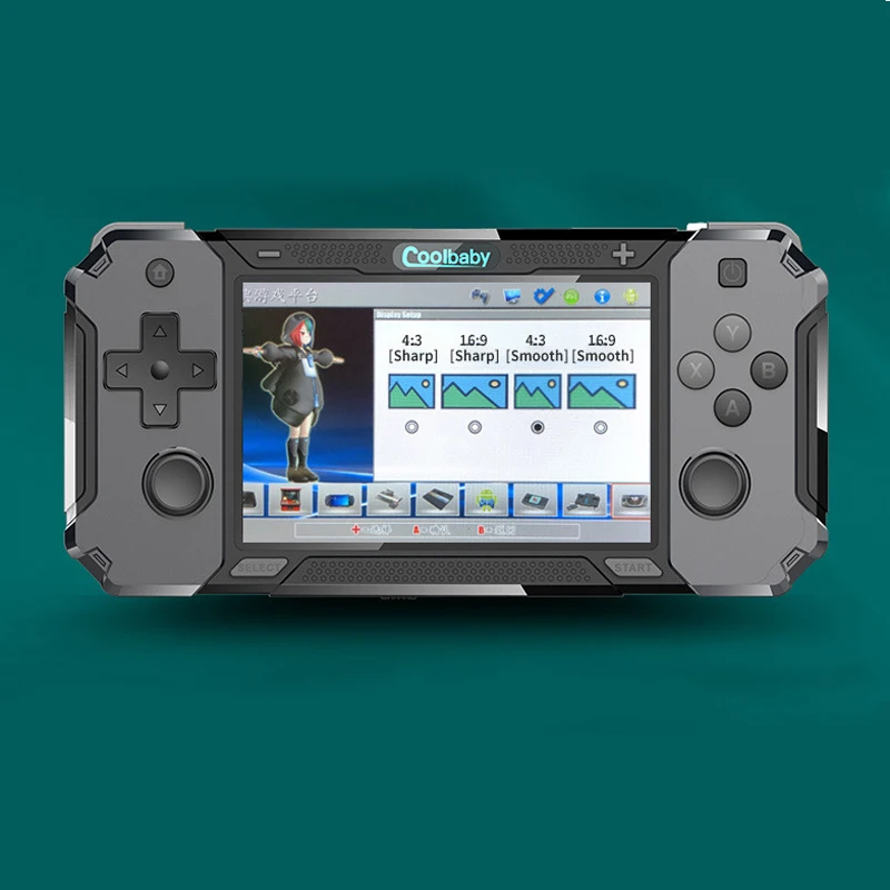 Ретро портативная игровая консоль 4 0 дюйма с 20 эмульитаторами открытым исходным