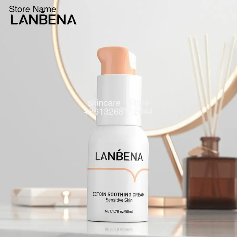 

LANBENA Ectoin Soothing Cream Moisturizer Collenage Cream Sensitive Skin Repair Acne Treatment Anti Wrinkle Aging Skin Care