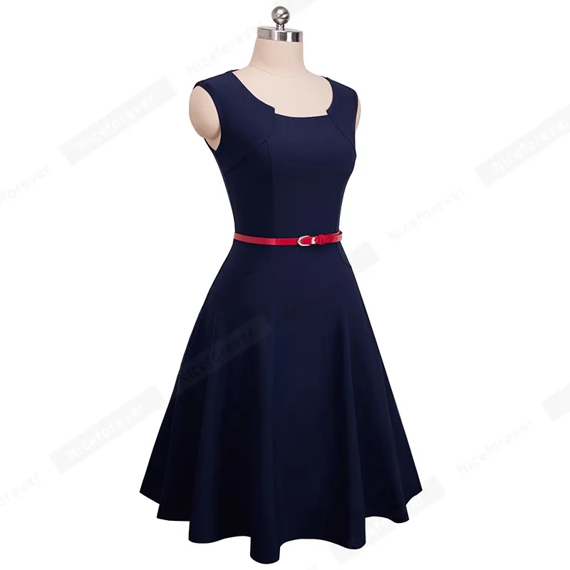 Женское клетчатое платье без рукавов повседневное винтажное классическое