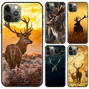 Deer Hunting Camo Phone Case For iPhone 12 11 13 Pro XR Max XR X 8 7 6s 6 Plus SE2020 Cover Soft Fun in USA (United States)