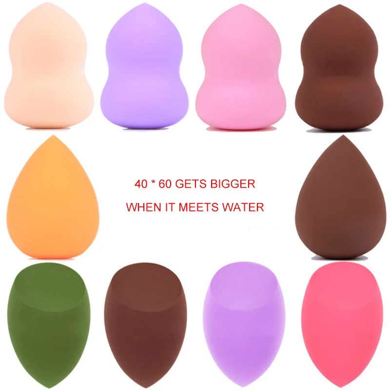 1 шт. спонж для макияжа компактный гладкая губка инструмент аксессуары тип