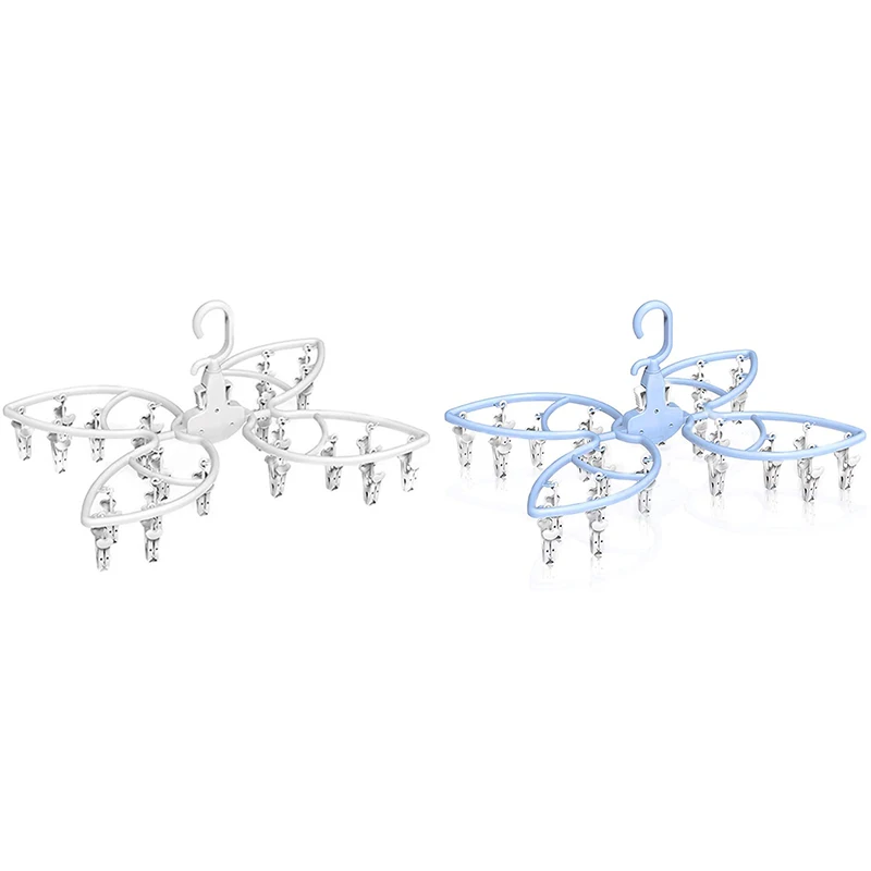 Складная сушилка для белья клип вешалки детской одежды с 26 зажимами сушки