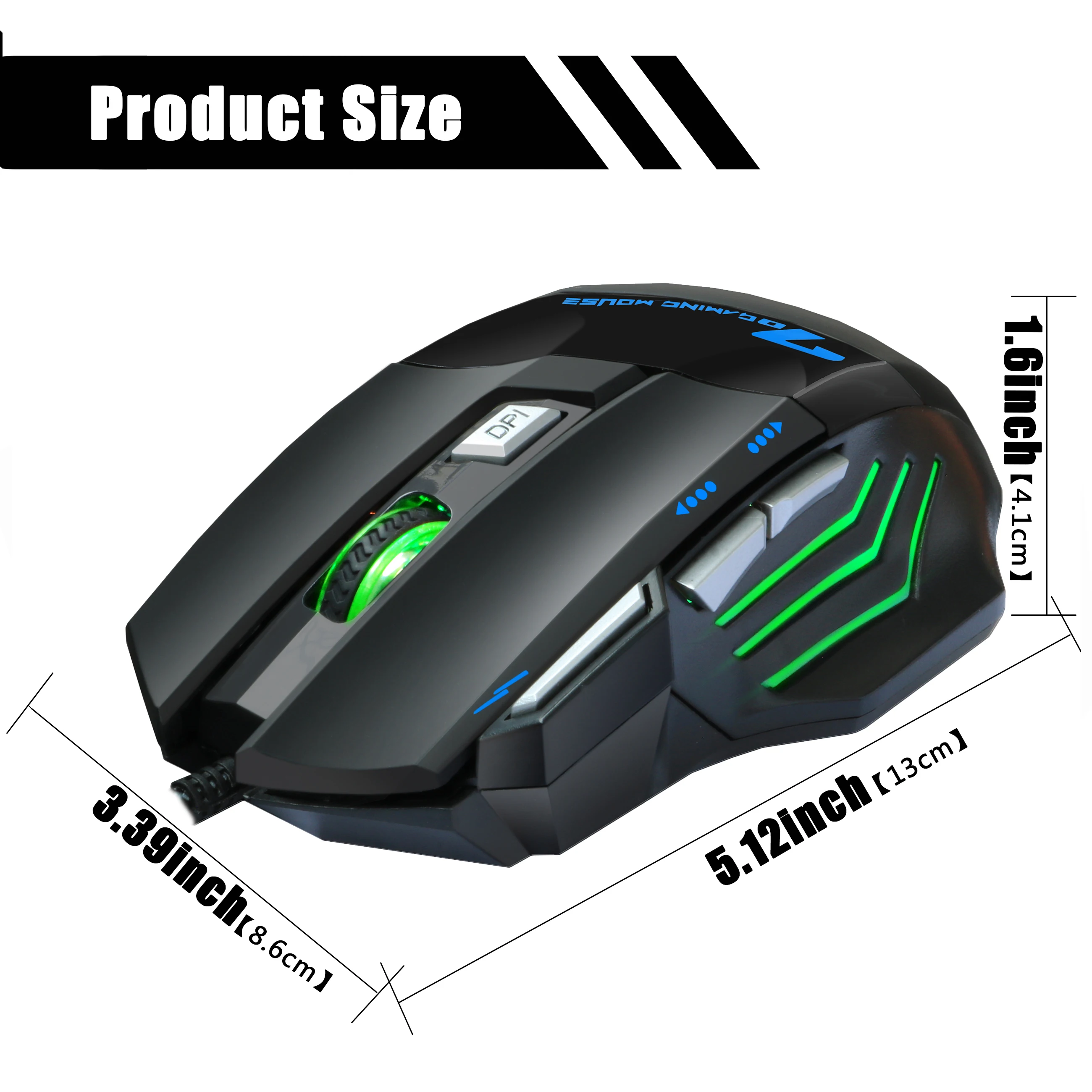 ZUOYA, игровая мышь, dpi, регулируемая проводная мышь, USB, оптический светодиодный, компьютерные мыши для ноутбука, ПК, игры, профессиональный геймер