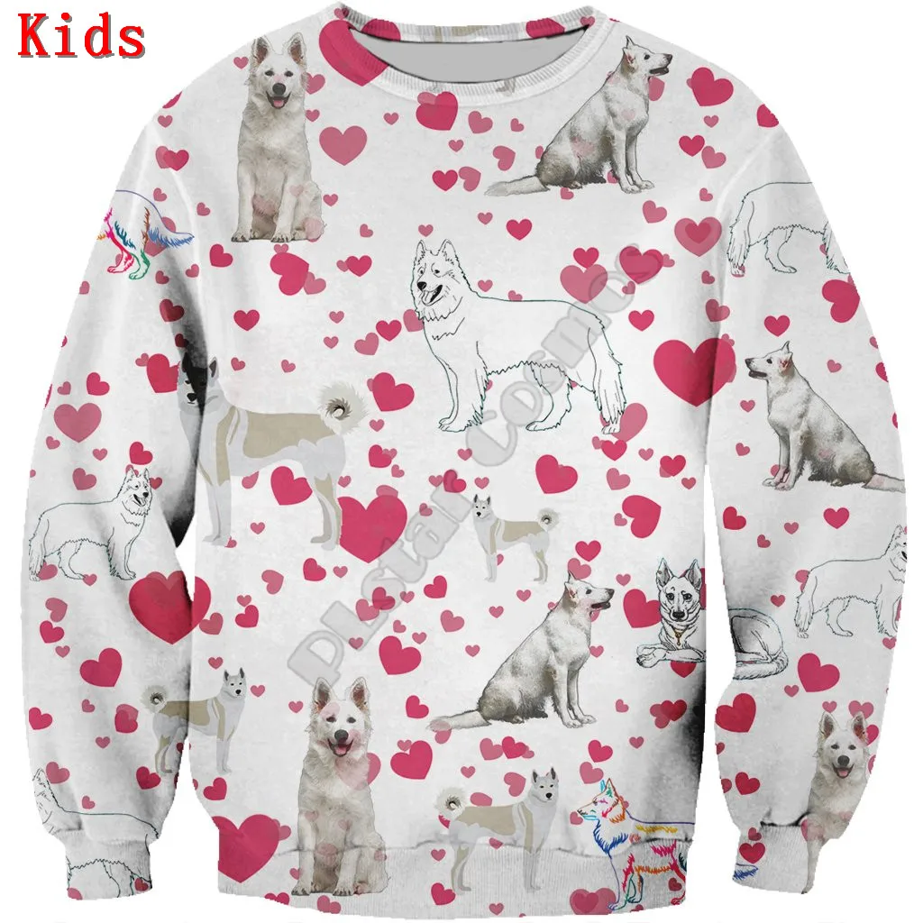 

Детская толстовка с длинным рукавом, с 3D-принтом