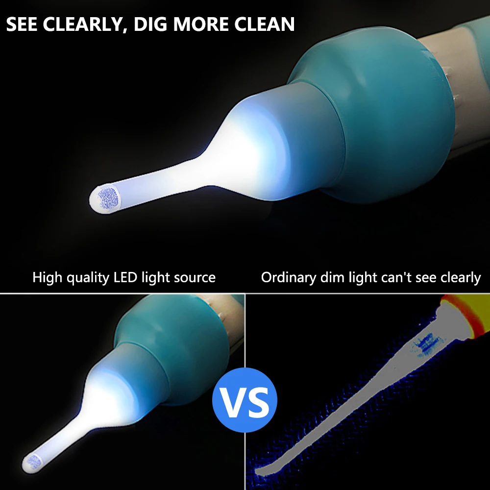 Электрический Очиститель ушей с функциями безопасная вибрация безболезненное