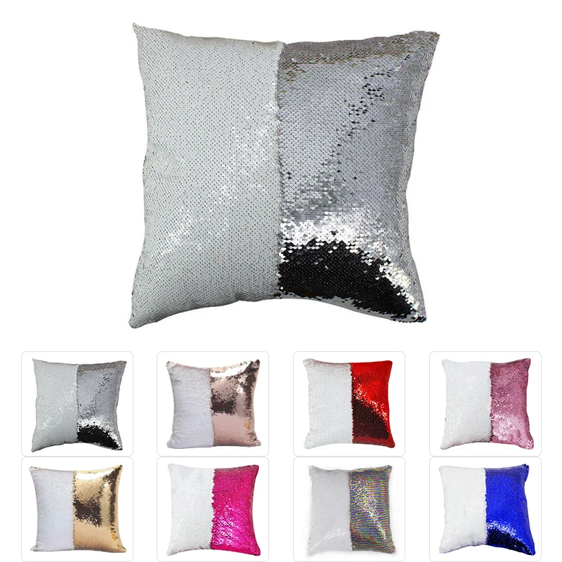 2020 Чехлы 40X40cm Русалка подушка со стразами декоративная наволочка для подушки на