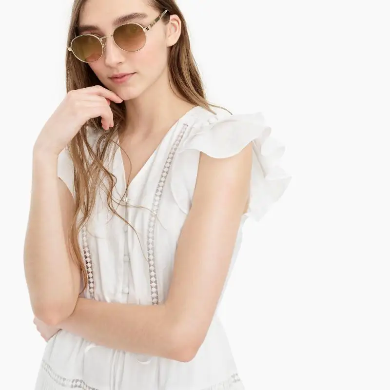 Женское платье в стиле бохо повседневное хлопковое желтое с рукавами-крылышками