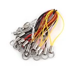 50 шт.лот, ремешок на запястье, короткий ремешок для USB флеш-накопителя, брелка, держателя для бейджа, сделай сам, мобильный телефон